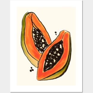 Papayas Posters and Art